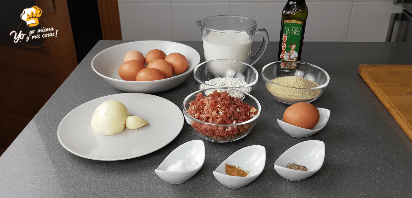 Huevos rellenos con bechamel de jamón