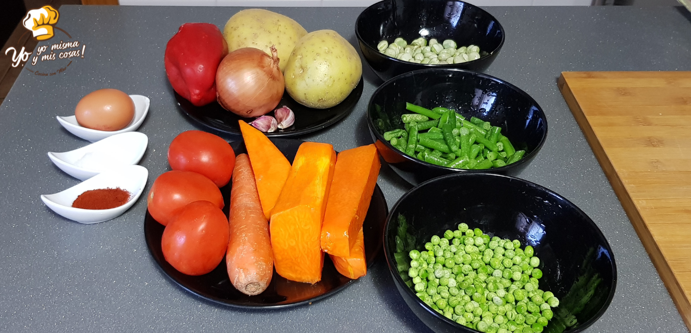 guiso de calabaza con verduras y hortalizas