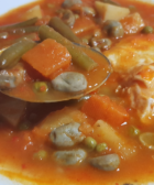 guiso de calabaza con verduras y hortalizas