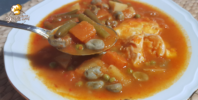 guiso de calabaza con verduras y hortalizas