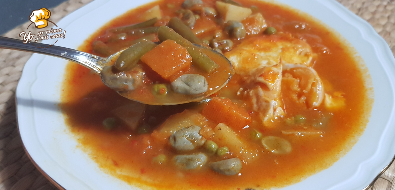 guiso de calabaza con verduras y hortalizas