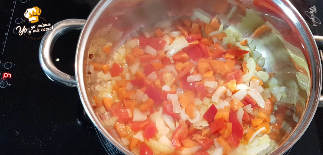 guiso de calabaza con verduras y hortalizas