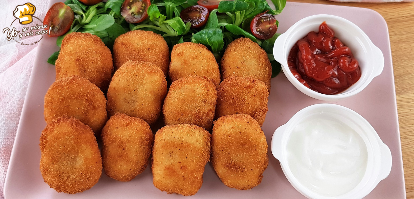 Nuggets de pollo caseros