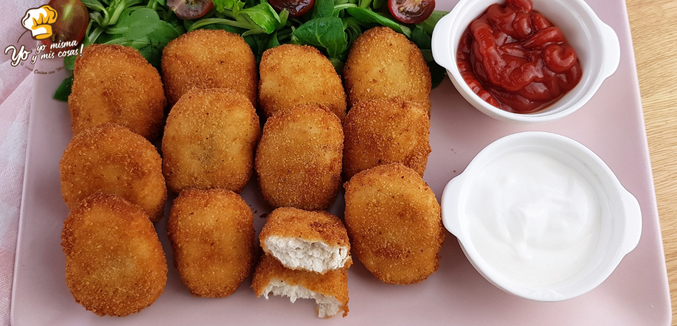 Nuggets de pollo caseros