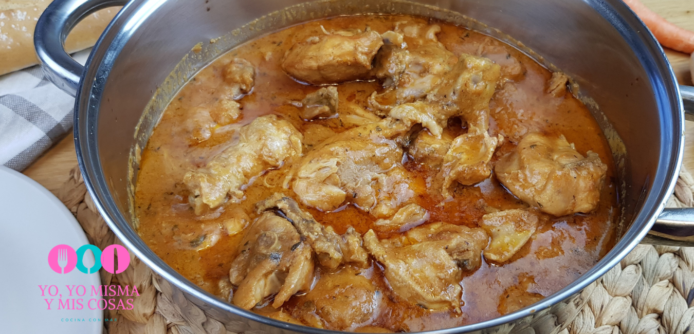 pollo en salsa al estilo de la abuela