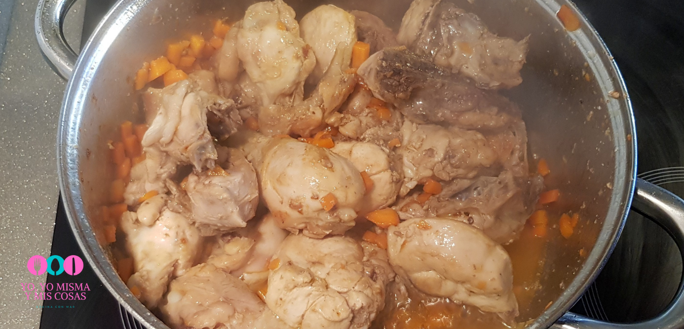 pollo en salsa al estilo de la abuela 