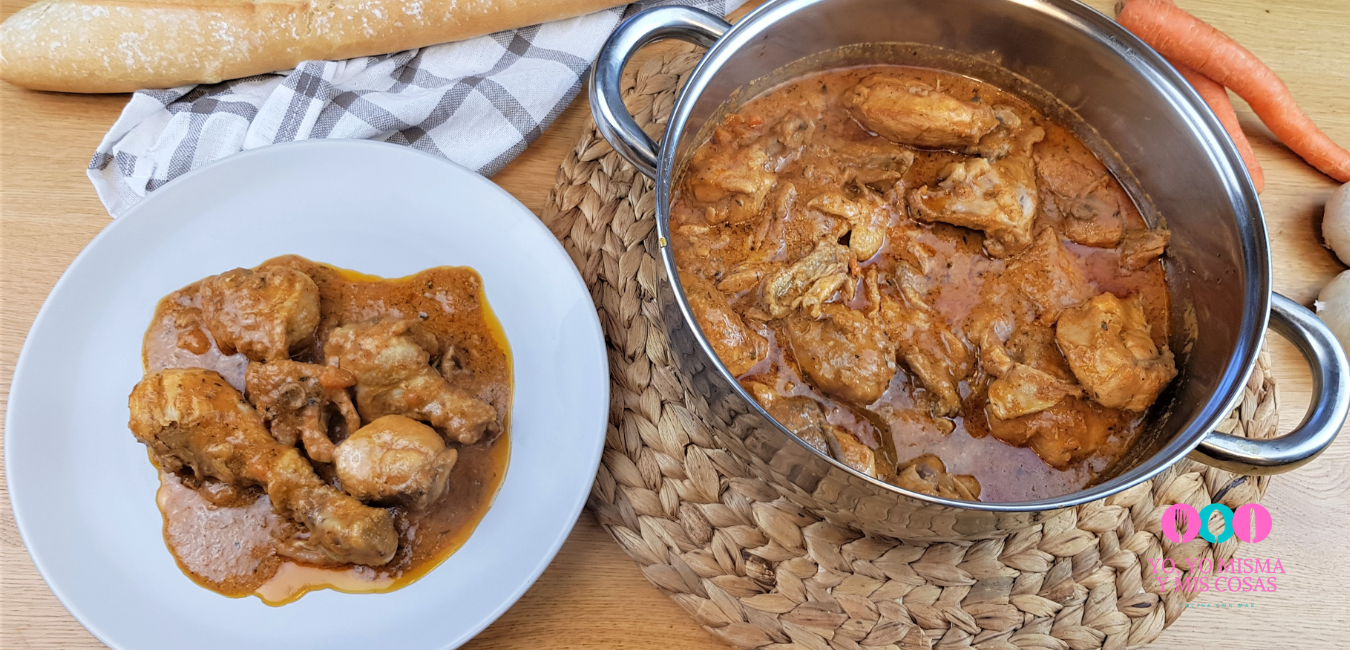 pollo en salsa al estilo de la abuela 