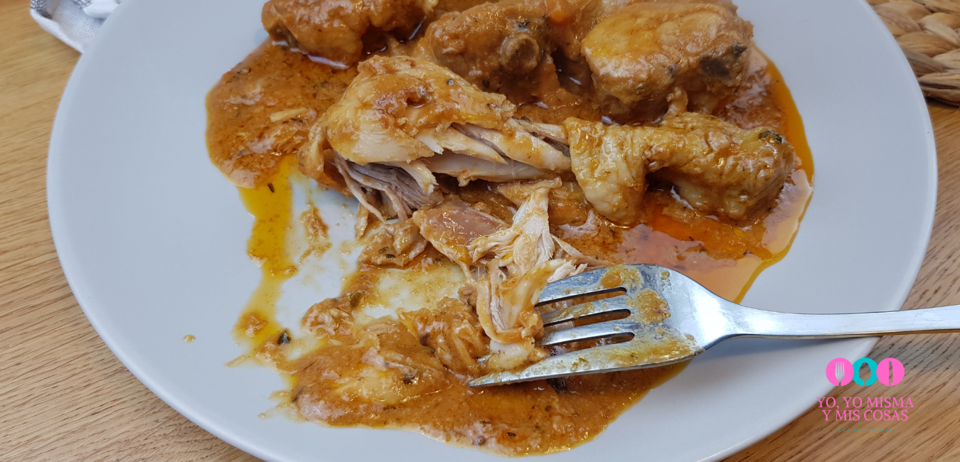 pollo en salsa al estilo de la abuela 