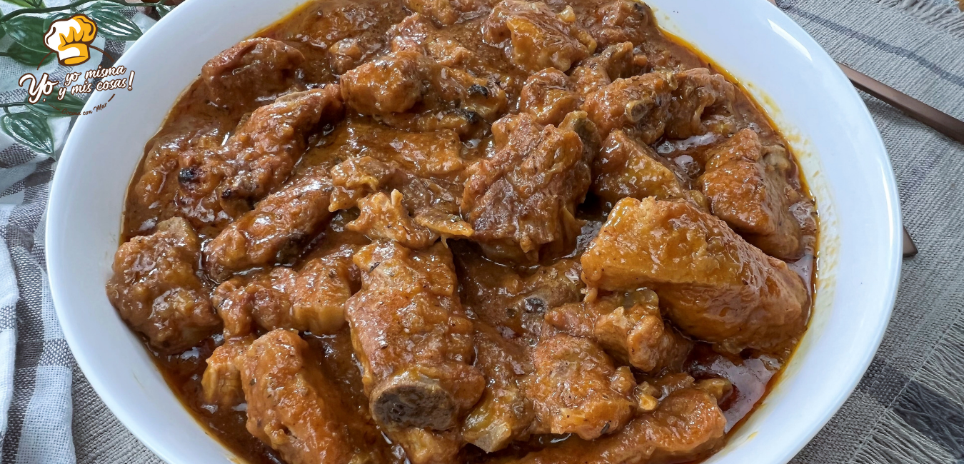 receta de costillas en salsa fácil 