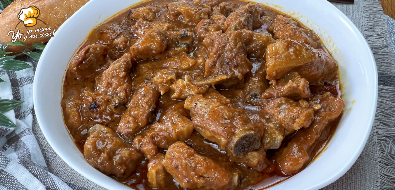 receta de costillas en salsa fácil