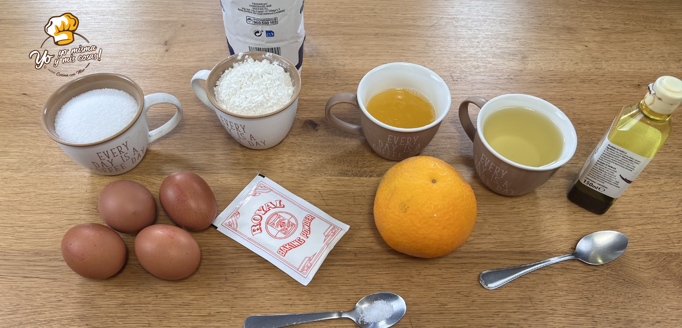 magdalenas caseras con jugo de naranjas