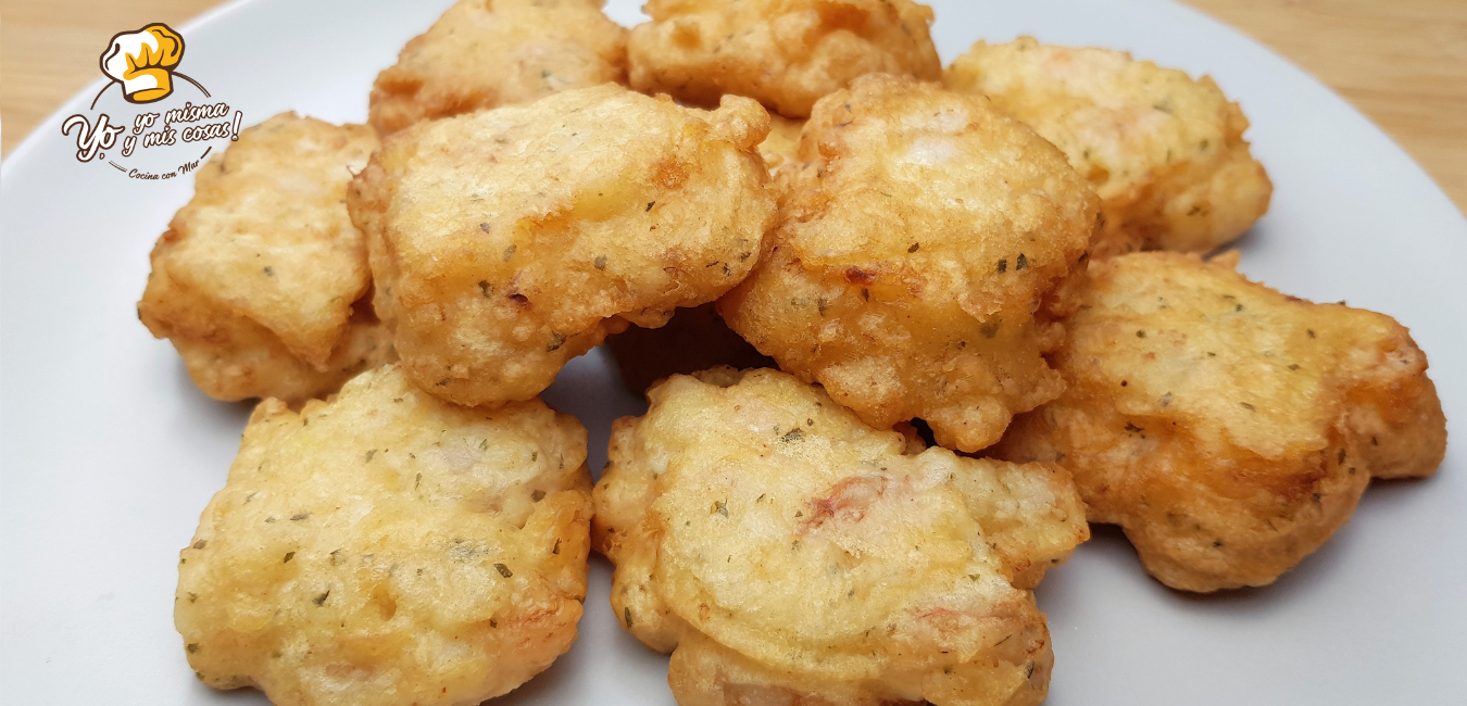 buñuelos de gambas