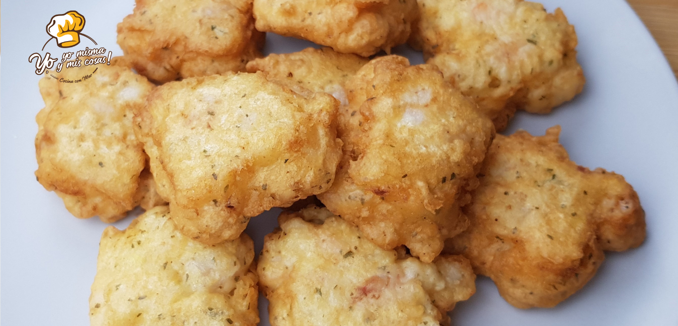 buñuelos de gambas 