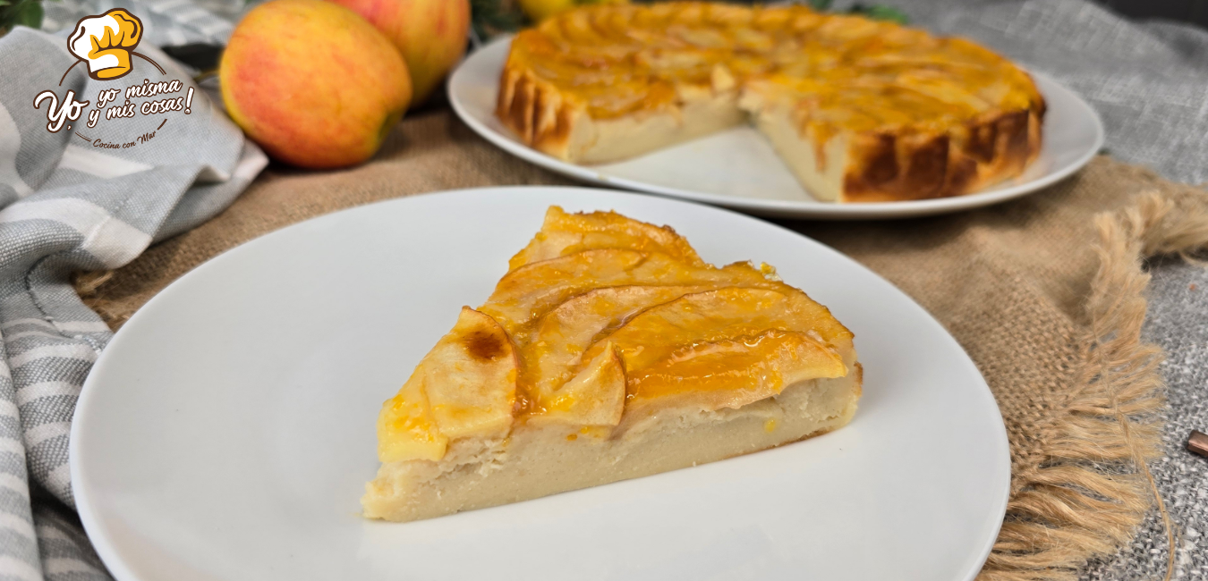 Tarta de manzana y yogur