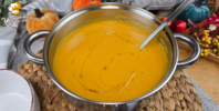 crema de calabaza asada