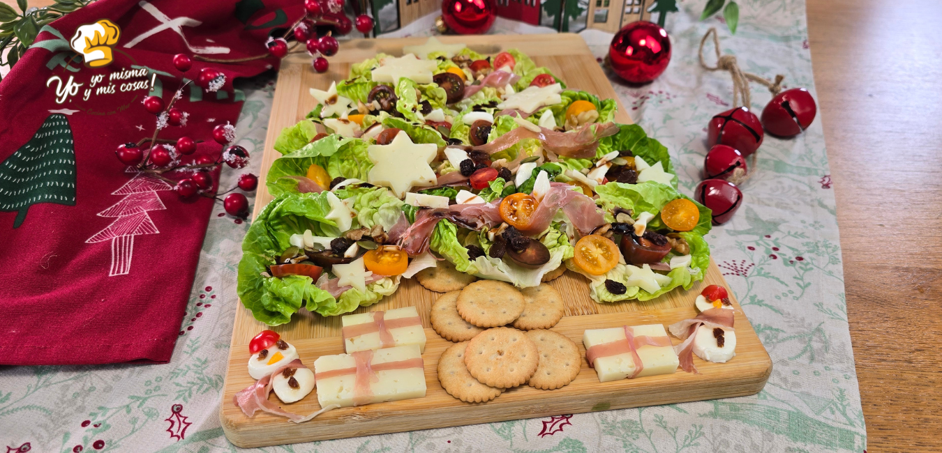 receta de ensalada árbol navideño 