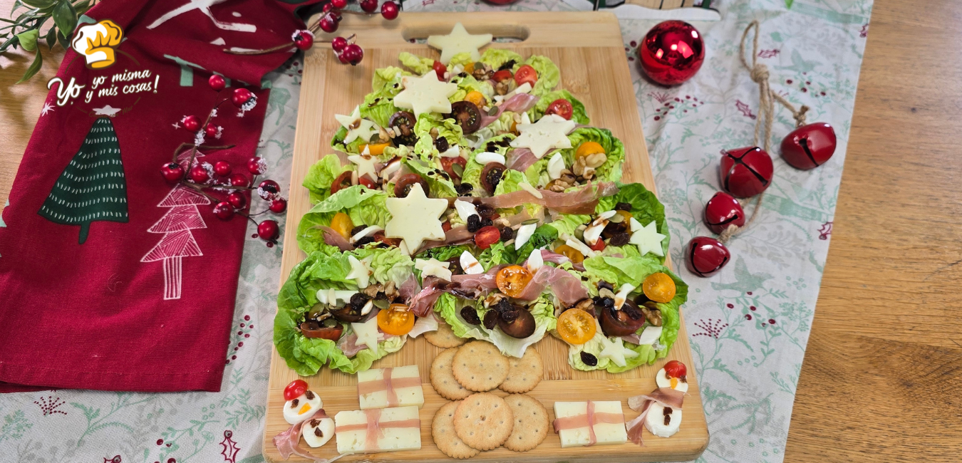 receta de ensalada árbol navideño 