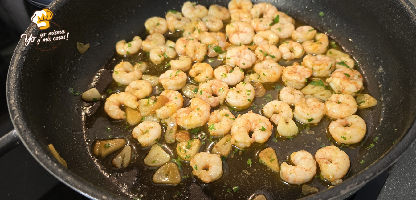 Receta de merluza con gambas