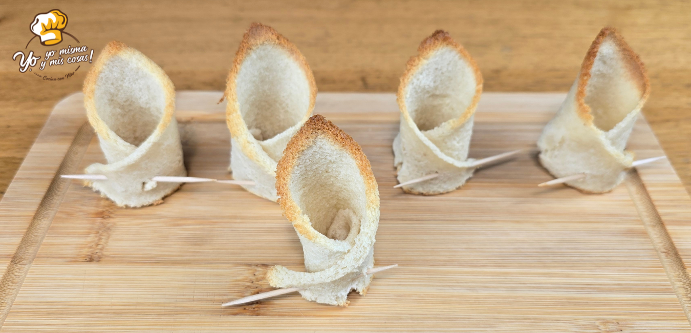 Aperitivos fáciles con pan de molde 