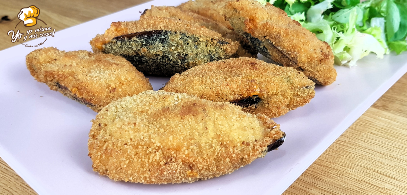 mejillones rellenos muy cremosos