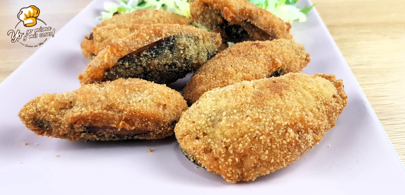 mejillones rellenos muy cremosos