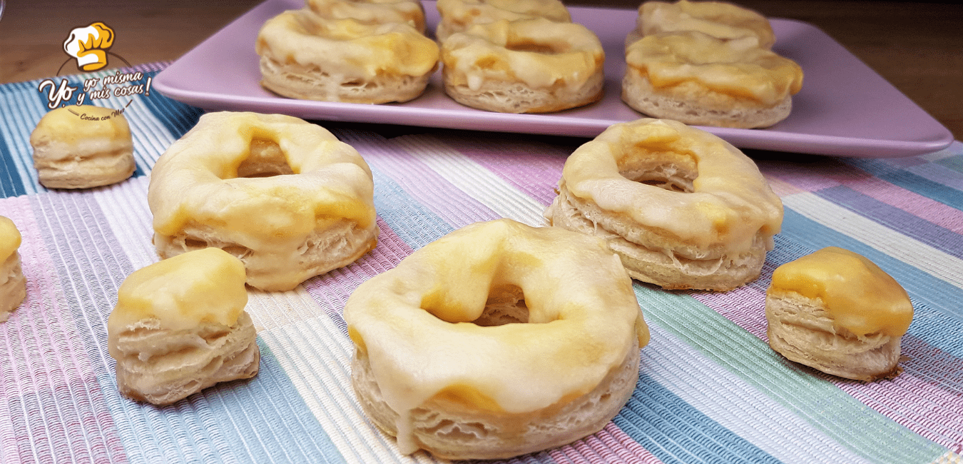 Rosquillas de Hojaldre y Yema