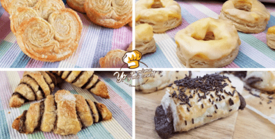 dulces con hojaldre