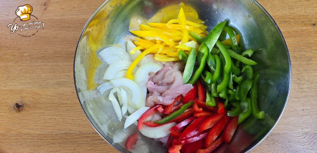 relleno de pollo para tortillas 